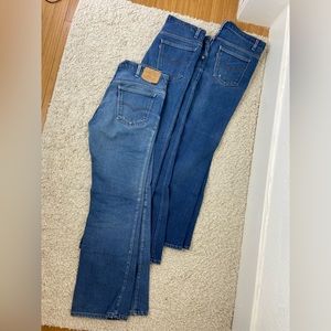 - Vintage 80’s Levi’s 517 ⭐️ bootcut Mid Blue -High Rise 34'